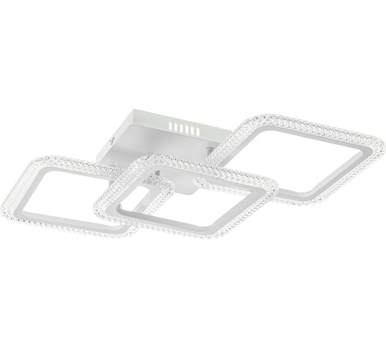 Потолочная люстра RITTER LED диммер LOSANGA ДУ 3 режима 685x325x120 78Вт 3000К/4200К/6300К 24м бел 52926 6