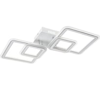Потолочная люстра RITTER LED диммер SERENITA ДУ 3 режима 650x320x85 84Вт 26м, белый/хром 52935 8