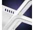 Потолочная люстра RITTER LED диммер SERENITA ДУ 3 режима 650x320x85 84Вт 26м, белый/хром 52935 8 6