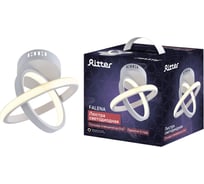 Потолочная люстра RITTER LED диммер FALENA 3 режима 220x220x180 24Вт 2700K/4000K/6400K 9м бел 51622 8