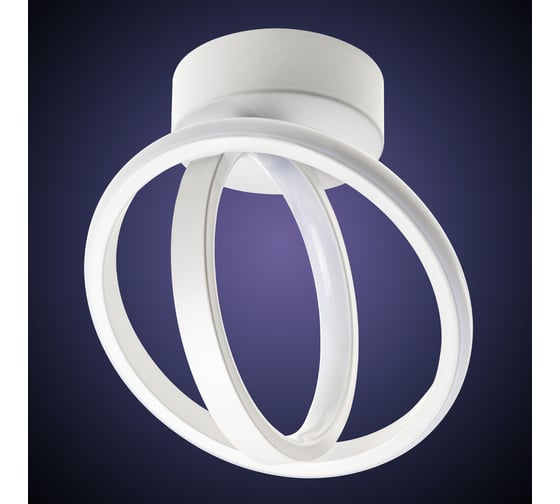 Потолочная люстра RITTER LED диммер FALENA 3 режима 220x220x180 24Вт 2700K/4000K/6400K 9м бел 51622 8