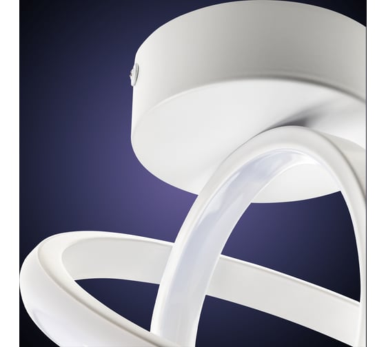 Потолочная люстра RITTER LED диммер FALENA 3 режима 220x220x180 24Вт 2700K/4000K/6400K 9м бел 51622 8