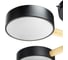 Люстра RITTER LED диммер SCANDIA с ДУ 3 режима 580x160 75Вт 2700/4200/6400 28м чер/дер 51592 4 3