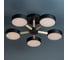 Люстра RITTER LED диммер SCANDIA с ДУ 3 режима 580x160 75Вт 2700/4200/6400 28м чер/дер 51592 4 8