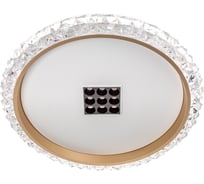 Люстра RITTER LED диммер GALASSIA с ДУ 3 режима 500x80 70Вт 2700/4200/6400 24м бел/зол 51578 8