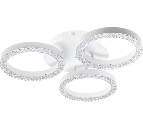 Потолочная люстра RITTER LED диммер LUCIDO ДУ O480x95 48Вт 2700K/4200K/6400K 17м бел 51641 9 1