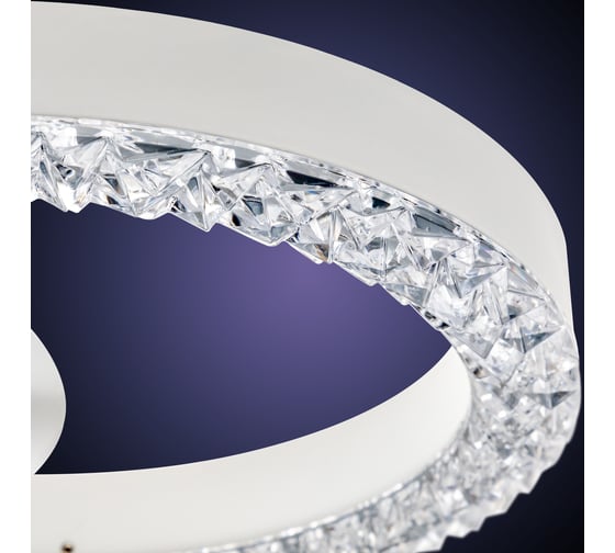 Потолочная люстра RITTER LED диммер LUCIDO ДУ O480x95 48Вт 2700K/4200K/6400K 17м бел 51641 9