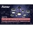 Потолочная люстра RITTER LED диммер NOTTE ДУ 3 режима O1100x415 90Вт 2700К/4200К/6400К 31м чер/зол 51630 3 12