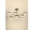 Потолочная люстра RITTER LED диммер NOTTE ДУ 3 режима O1100x415 90Вт 2700К/4200К/6400К 31м чер/зол 51630 3 7