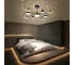 Потолочная люстра RITTER LED диммер NOTTE ДУ 3 режима O1100x415 90Вт 2700К/4200К/6400К 31м чер/зол 51630 3 13