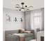 Потолочная люстра RITTER LED диммер NOTTE ДУ 3 режима O1100x415 90Вт 2700К/4200К/6400К 31м чер/зол 51630 3 14