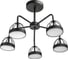 Люстра RITTER LED диммер MATTINO с ДУ 3 режима 600x300 78Вт 2700/4200/6400 26м чер 51594 8 23