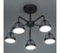 Люстра RITTER LED диммер MATTINO с ДУ 3 режима 600x300 78Вт 2700/4200/6400 26м чер 51594 8 26