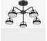 Люстра RITTER LED диммер MATTINO с ДУ 3 режима 600x300 78Вт 2700/4200/6400 26м чер 51594 8 1