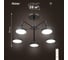 Люстра RITTER LED диммер MATTINO с ДУ 3 режима 600x300 78Вт 2700/4200/6400 26м чер 51594 8 2