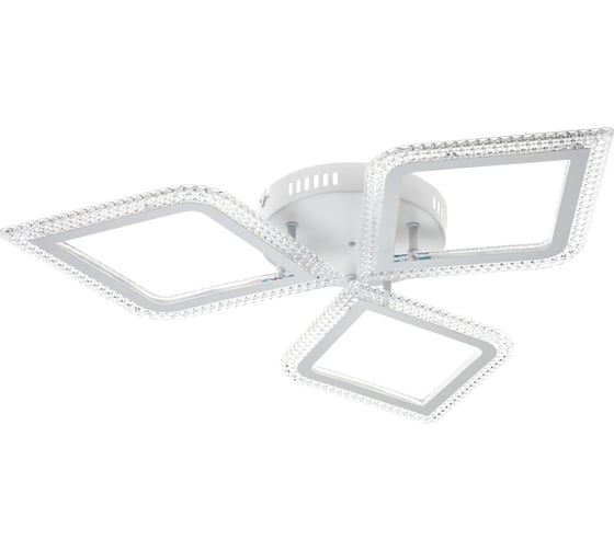 Потолочная люстра RITTER LED диммер LOSANGA с ДУ, 3 режима, O715x75, 72Вт, 22м, белый, , 52927 3