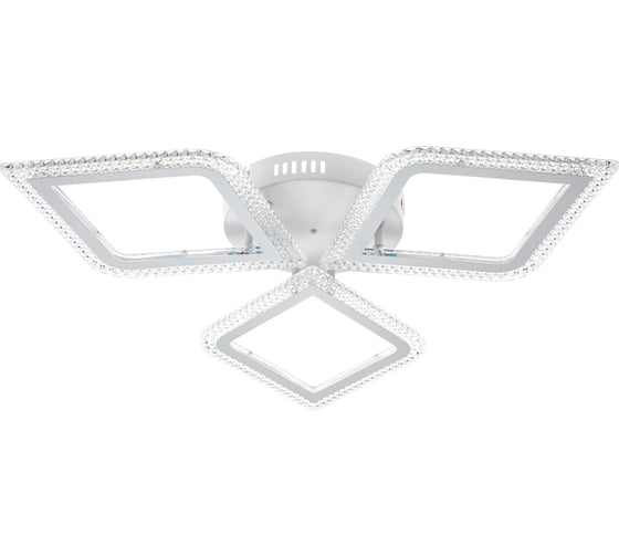 Потолочная люстра RITTER LED диммер LOSANGA с ДУ, 3 режима, O715x75, 72Вт, 22м, белый, , 52927 3
