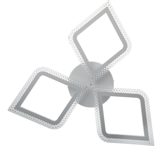 Потолочная люстра RITTER LED диммер LOSANGA с ДУ, 3 режима, O715x75, 72Вт, 22м, белый, , 52927 3