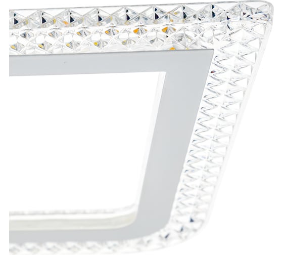Потолочная люстра RITTER LED диммер LOSANGA с ДУ, 3 режима, O715x75, 72Вт, 22м, белый, , 52927 3
