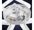 Потолочная люстра RITTER LED диммер LOSANGA, с ДУ, 3 режима, O715x85, 108Вт, 33м, белый, , 52929 7 8