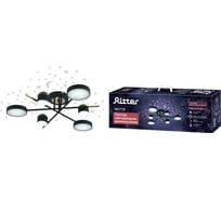 Потолочная люстра RITTER LED диммер NOTTE ДУ 3 режима O730x160 84Вт 2700К/4200К/6400К 28м чер/зол 51631 0