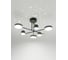 Потолочная люстра RITTER LED диммер NOTTE ДУ 3 режима O730x160 84Вт 2700К/4200К/6400К 28м чер/зол 51631 0 11