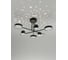 Потолочная люстра RITTER LED диммер NOTTE ДУ 3 режима O730x160 84Вт 2700К/4200К/6400К 28м чер/зол 51631 0 15