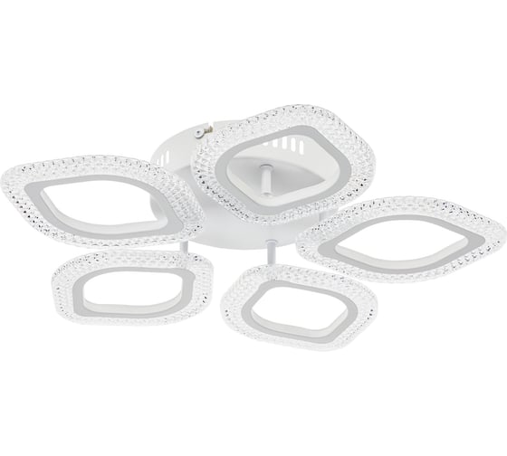 Потолочная люстра RITTER LED диммер LOSANGA с ДУ 3 режима O535x75 68Вт 21м белый 52925 9
