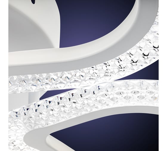 Потолочная люстра RITTER LED диммер LOSANGA с ДУ 3 режима O535x75 68Вт 21м белый 52925 9