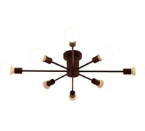 Люстра Балтийский светлячок 8-рожков без плафонов, черная, 76см L-1008CH