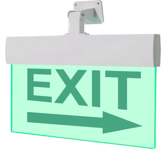 Световое табло Элтех-Сервис М-220-РИП-УЛЬТРА EXIT СТРЕЛКА ВПРАВО (универсальное крепление) 00000000232 1