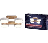 Потолочная люстра RITTER LED диммер SCANDIA ДУ 400x330x177 60Вт 2700K/4200K/6400K 23м бел/дер 51626 6