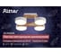 Потолочная люстра RITTER LED диммер SCANDIA ДУ 400x330x177 60Вт 2700K/4200K/6400K 23м бел/дер 51626 6 13