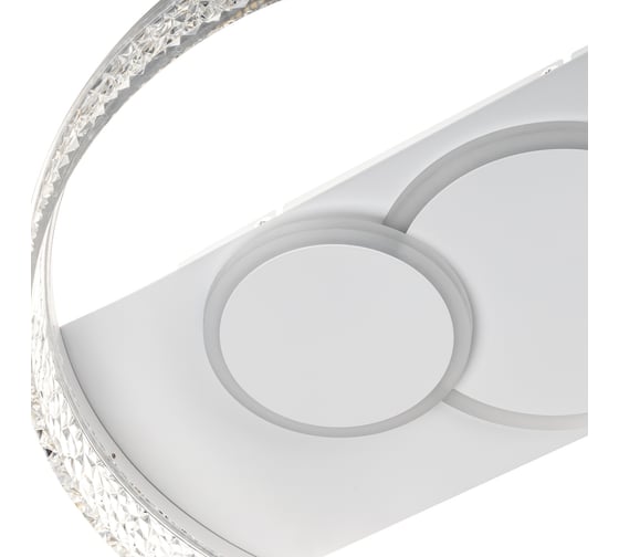 Люстра RITTER LED диммер GALASSIA с ДУ 3 режима 500x95 78Вт 2700+6400/4200/6400+2700 29м бел 51576 4
