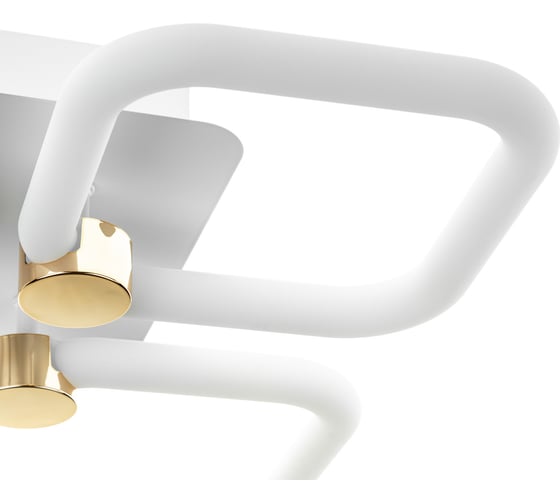Люстра RITTER LED диммер OTTIMO Алиса с ДУ 3 р 380x380x90 84Вт 2700/4200/6400 38м бел/з 51615 0 1