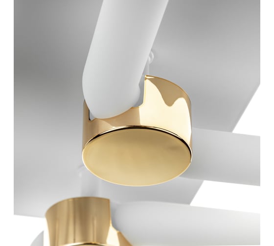 Люстра RITTER LED диммер OTTIMO Алиса с ДУ 3 р 380x380x90 84Вт 2700/4200/6400 38м бел/з 51615 0