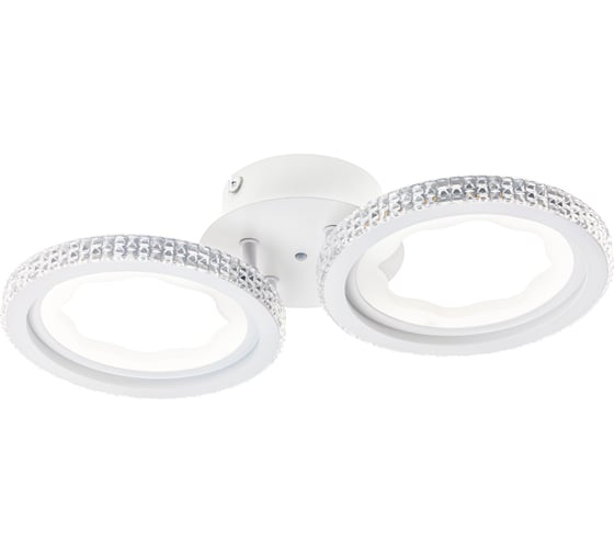 Потолочная люстра RITTER LED диммер LUCIDO ДУ 420x195x90 48Вт 2700+6400/4200 6400+2700 17м бел 51643 3