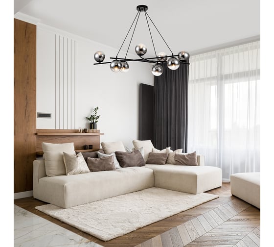 Подвесной светильник ESCADA 1119/8S E14х40W, Black 1119/8S Black