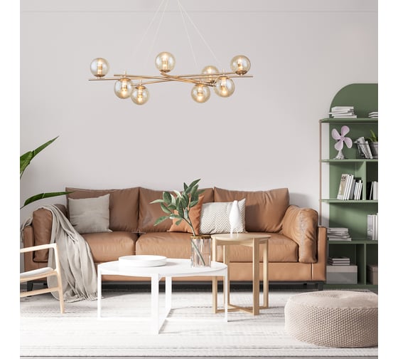 Подвесной светильник ESCADA 1119/8S E14х40W, Gold 1119/8S Gold