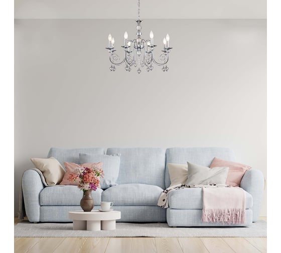 Подвесной светильник ESCADA 678/8PL E14х40W, Chrome 678/8PL Chrome
