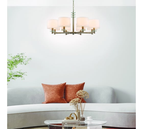 Подвесной светильник ESCADA E14х60W, Satin nickel 641/8PL