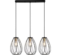 Подвесной светильник ESCADA E27х60W, Black/Brass 10180/3S