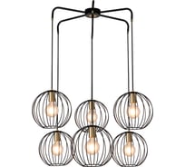 Подвесной светильник ESCADA E27х60W, Black/Brass 10176/6