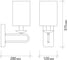 Настенный светильник ESCADA 10166/1A E14х40W, Chrome 10166/1A Chrome 5