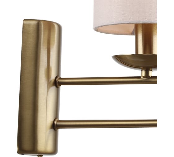 Настенный светильник ESCADA 10166/1A E14х40W, Brass 10166/1A Brass