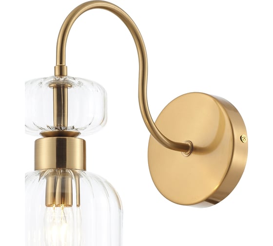 Настенный светильник ESCADA 1141/1A E14х60W, Antigue copper/Clear 1141/1A Clear