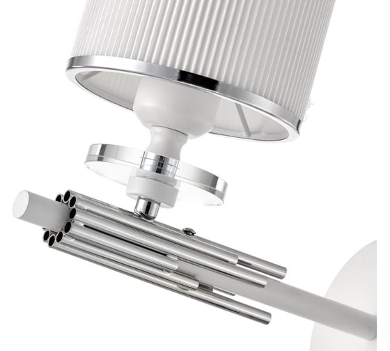 Настенный светильник ESCADA E27х60W, Matt white/Chrome 1156/1A