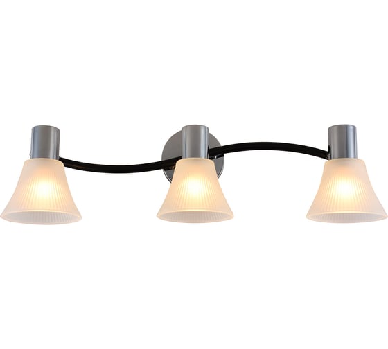 Настенный светильник ESCADA E14х60W, Chrome/Black 661/3P