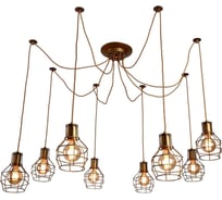 Подвесной светильник ESCADA 1129/8S E27*60W Bronze 1129/8S (Bronze)