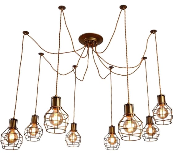 Подвесной светильник ESCADA 1129/8S E27*60W Bronze 1129/8S (Bronze)